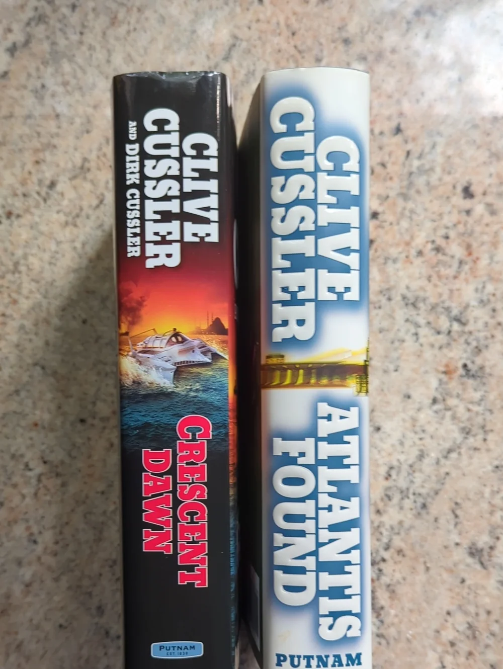 Clive Cussler Dirk Pitt Novels - Crescent Dawn & Atlantis Found (Set)